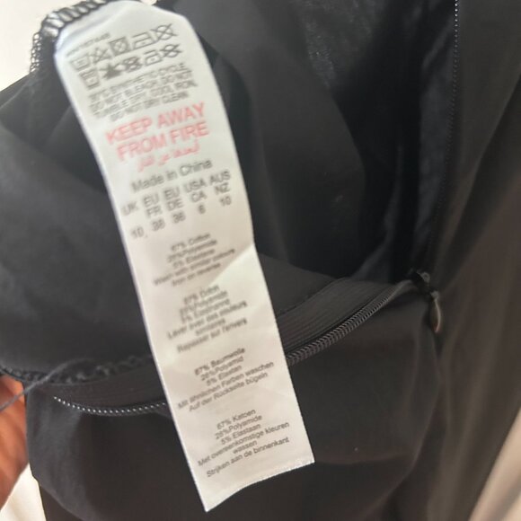 Prettylittlething Women's Black Pleated Wide‎ Leg Pants in Size 6 - Picture 9 of 9